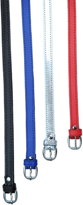 

Tahiro Women Red, Black, Blue, White Genuine Leather Belt, Multicolour