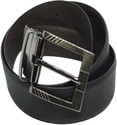 

JL Collections Men Formal Black, Brown Genuine Leather Reversible Belt