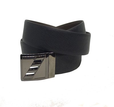 

JL Collections Men Formal Black, Brown Genuine Leather Reversible Belt
