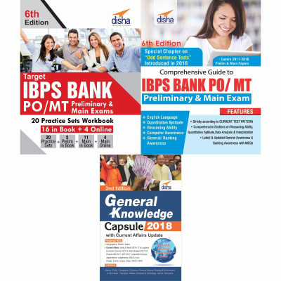 IBPS Bank PO Preliminary & Main 2017 Simplified (Guide + 20 Practice Sets + General Knowledge 2018) - 4th edition(English, Paperback, Disha Experts) IBPS Bank PO Preliminary & Main 2017 Simplified (Guide + 20 Practice Sets + General Knowledge 2018) - 4th edition(English, Paperback, Disha Experts)