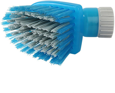 

HOKIPO Tough Bristels Wet & Dry Cleaning Scrub Brush with Soap Dispensing Feature for Floors, Kitchen Platforms and Hard to Reach Corners - Plastic Wet and Dry Brush(Multicolor, Pack of 1)