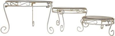 

wilton Cake Display Iron, Plastic Cake Server(White, Pack of 15)
