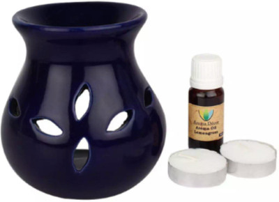 

MADHULICA MD11083 BLACK TEALIGHT BURNER PACK OF 4 Candle(Black, Pack of 4)