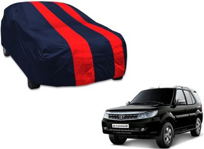 MOCKHE Car Cover For Tata Safari Storme (Without Mirror Pockets)(Blue, Red)