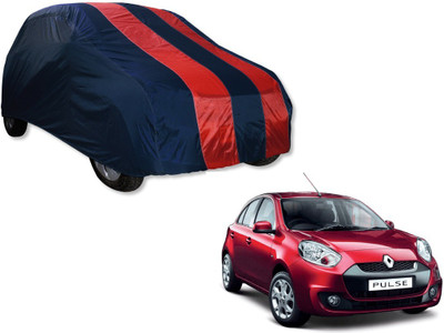 MOCKHE Car Cover For Renault Pulse (Without Mirror Pockets)(Blue, Red)