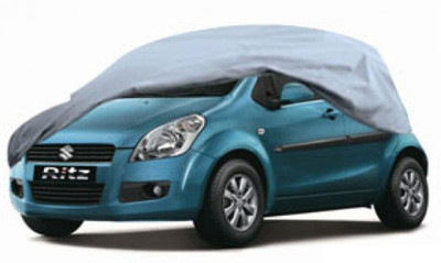 Touchner Car Cover For Maruti Suzuki Ritz (With Mirror Pockets)(Grey)