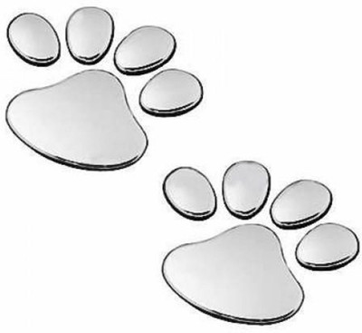 

Capeshoppers 3D Chrome Plated Decals Sticker for Bumper, Sides(Silver)