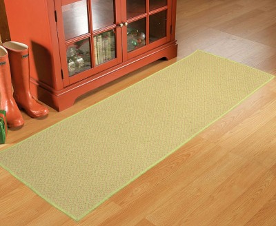 Saral Home Green Cotton Runner(1 ft,  X 4 ft, Rectangle)