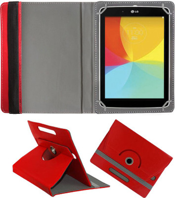 Fastway Book Cover for LG G Pad III 8.0 Tablet Designer Rotating Case(Red, Cases with Holder, Pack of: 1)
