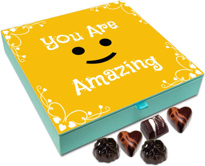 

Chocholik Gift Box - You Are An Amazing Human Being Chocolate Box - 9pc Truffles(108 g)