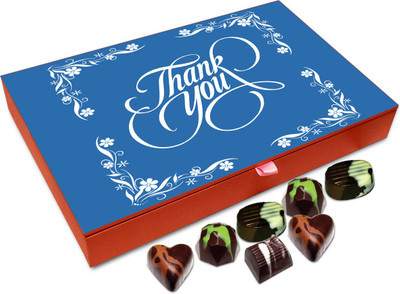 

Chocholik Gift Box - Thank You For Being A Noble Man Chocolate Box - 12pc Truffles(144 g)