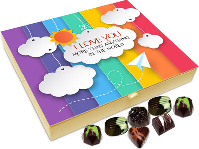 

Chocholik Gift Box - I Love You More Than Anything In This World Chocolate Box - 20pc Truffles(240 g)
