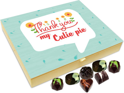 

Chocholik Gift Box - Thank You My Cutie Pie Chocolate Box - 20pc Truffles(240 g)