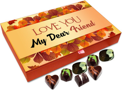 

Chocholik Gift Box - Love You My Dearest Friend Chocolate Box - 12pc Truffles(144 g)