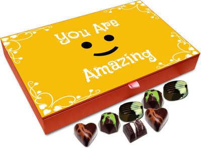 

Chocholik Gift Box - You Are An Amazing Human Being Chocolate Box - 12pc Truffles(144 g)