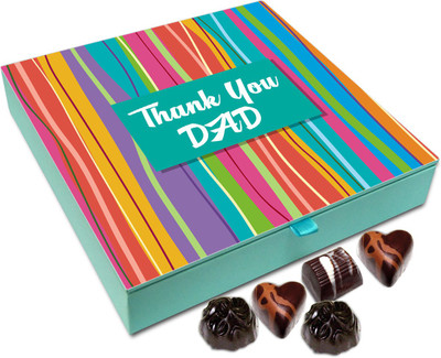 

Chocholik Gift Box - Thank You Dad For Giving Me Everything Chocolate Box - 9pc Truffles(108 g)