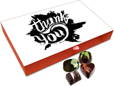 

Chocholik Gift Box - Thank You For Being Honest Chocolate Box - 12pc Truffles(144 g)
