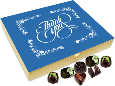 Chocholik Gift Box - Thank You For Being A Noble Man Chocolate Box - 20pc Truffles(240 g)
