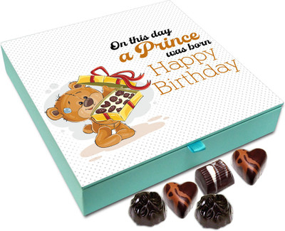 

Chocholik Gift Box - On This Day A Prince Was Born Chocolate Box - 9pc Truffles(108 g)