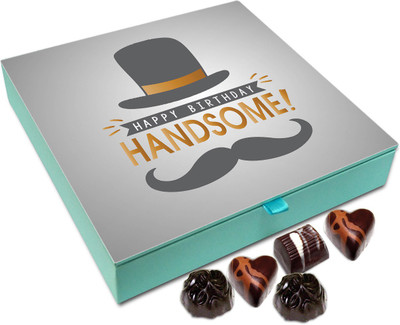 

Chocholik Gift Box - A Very Happy Birthday Handsome Chocolate Box - 9pc Truffles(108 g)