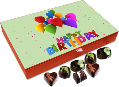 

Chocholik Gift Box - Have A Great Birthday Chocolate Box - 12pc Truffles(144 g)