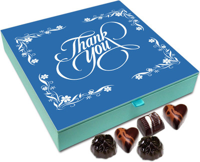 

Chocholik Gift Box - Thank You For Being A Noble Man Chocolate Box - 9pc Truffles(108 g)
