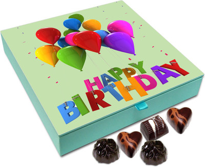 

Chocholik Gift Box - Have A Great Birthday Chocolate Box - 9pc Truffles(108 g)
