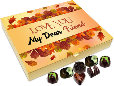 

Chocholik Gift Box - Love You My Dearest Friend Chocolate Box - 20pc Truffles(240 g)