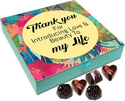 

Chocholik Gift Box - Thanks For Introducing Love And Beauty To My Life Chocolate Box - 9pc Truffles(108 g)