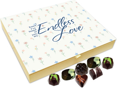 

Chocholik Gift Box - I Have Found Endless Love In You Chocolate Box - 20pc Truffles(240 g)