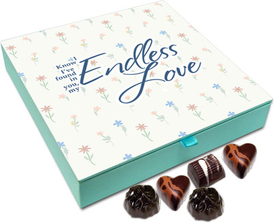 

Chocholik Gift Box - I Have Found Endless Love In You Chocolate Box - 9pc Truffles(108 g)
