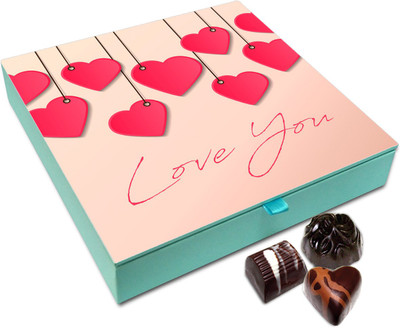 

Chocholik Gift Box - Love You For The Way You Are Chocolate Box - 9pc Truffles(108 g)
