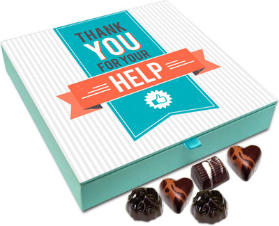 

Chocholik Gift Box - Thank You For Your Valuable Help Chocolate Box - 9pc Truffles(108 g)