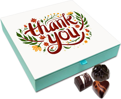 

Chocholik Gift Box - Thank You For All That You Have Done So Far Chocolate Box - 9pc Truffles(108 g)