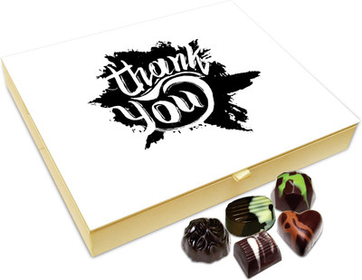 

Chocholik Gift Box - Thank You For Being Honest Chocolate Box - 20pc Truffles(240 g)