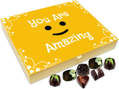 

Chocholik Gift Box - You Are An Amazing Human Being Chocolate Box - 20pc Truffles(240 g)