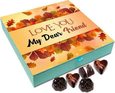 

Chocholik Gift Box - Love You My Dearest Friend Chocolate Box - 9pc Truffles(108 g)