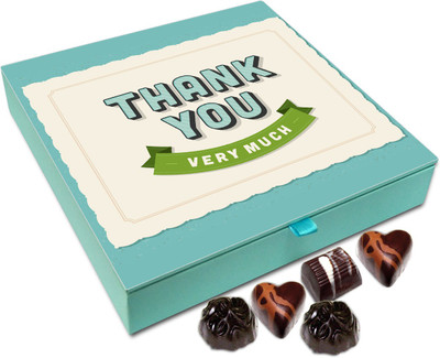 Chocholik Gift Box - Thank You Very Much For Helping Me All The Time Chocolate Box - 9pc Truffles(108 g)