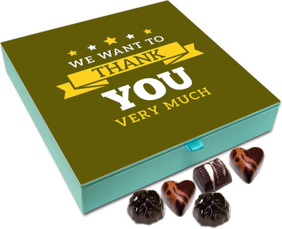 

Chocholik Gift Box - We Want To Thank You Very Much Chocolate Box - 9pc Truffles(108 g)