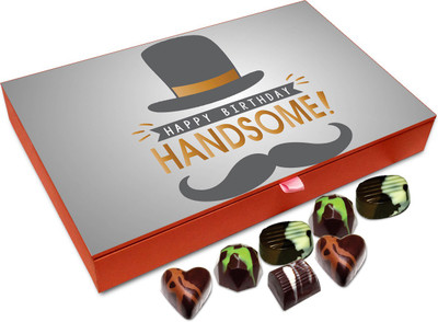 

Chocholik Gift Box - A Very Happy Birthday Handsome Chocolate Box - 12pc Truffles(144 g)