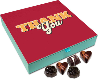 

Chocholik Gift Box - Thank You For Teaching Me Right Chocolate Box - 9pc Truffles(108 g)
