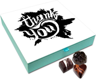 

Chocholik Gift Box - Thank You For Being Honest Chocolate Box - 9pc Truffles(108 g)