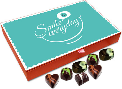 

Chocholik Gift Box - Smile Everyday Chocolate Box - 12pc Truffles(144 g)