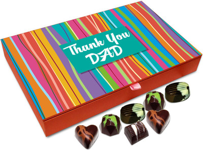 

Chocholik Gift Box - Thank You Dad For Giving Me Everything Chocolate Box - 12pc Truffles(144 g)