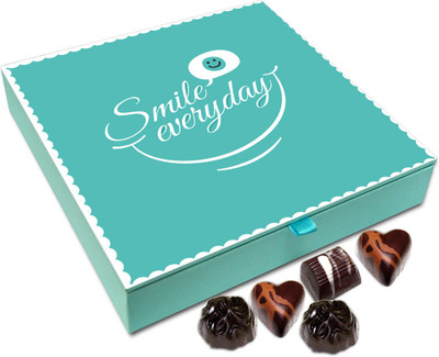 

Chocholik Gift Box - Smile Everyday Chocolate Box - 9pc Truffles(108 g)
