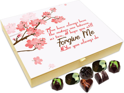 

Chocholik Gift Box - Forgive Me Like You Always Do Chocolate Box - 20pc Truffles(240 g)