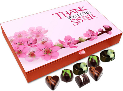 

Chocholik Gift Box - Thank You Little Sister Chocolate Box - 12pc Truffles(144 g)