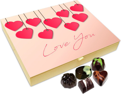 

Chocholik Gift Box - Love You For The Way You Are Chocolate Box - 20pc Truffles(240 g)