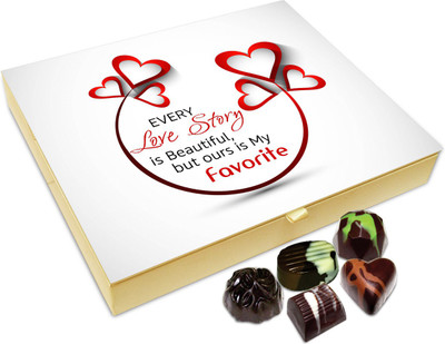 

Chocholik Gift Box - Our Love Story Is My Favorite Chocolate Box - 20pc Truffles(240 g)