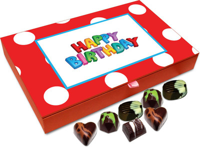 

Chocholik Gift Box - Happy Birthday To My Genius Brother Chocolate Box - 12pc Truffles(144 g)